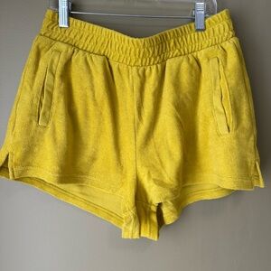 Aerie Yellow/gold terry cloth Women's Shorts
